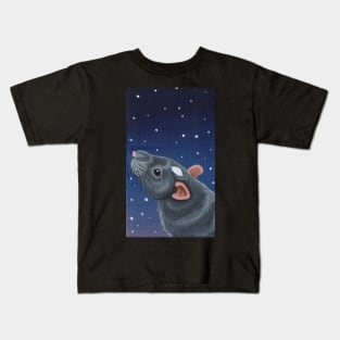 Grey Essex Rat Stargazing Kids T-Shirt